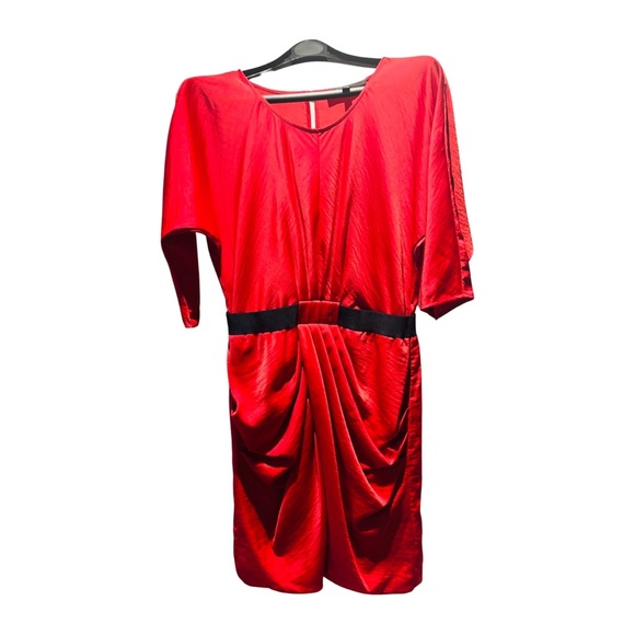 BCBMAXAZRIA Red & Black Dress - Picture 2 of 6